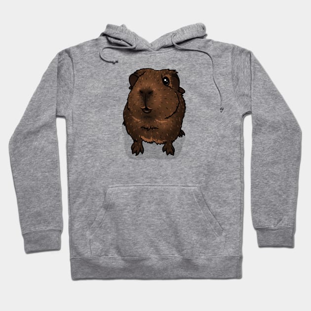 Chocolate Agouti Guinea Pig Hoodie by Kats_guineapigs